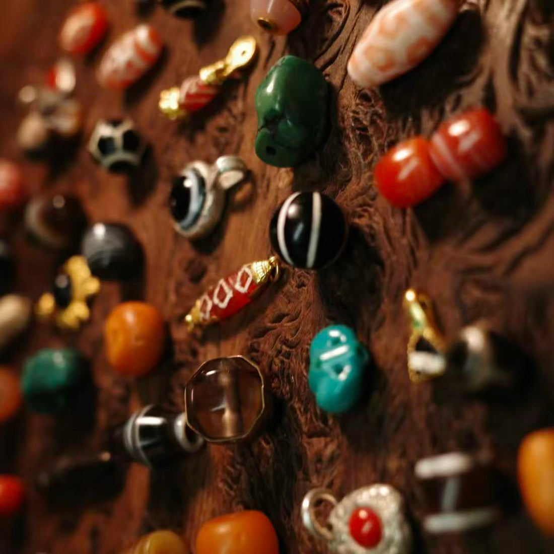 Gold Inlaid Ancient Beads: Chinese Craftsmanship and Cultural Heritage