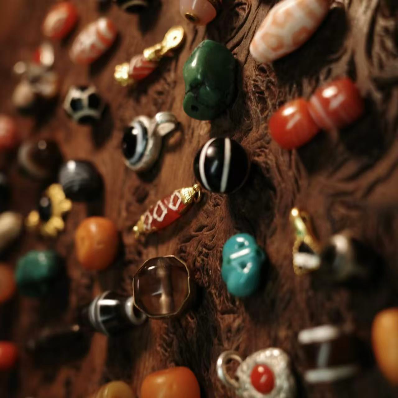 Gold Inlaid Ancient Beads: Chinese Craftsmanship and Cultural Heritage