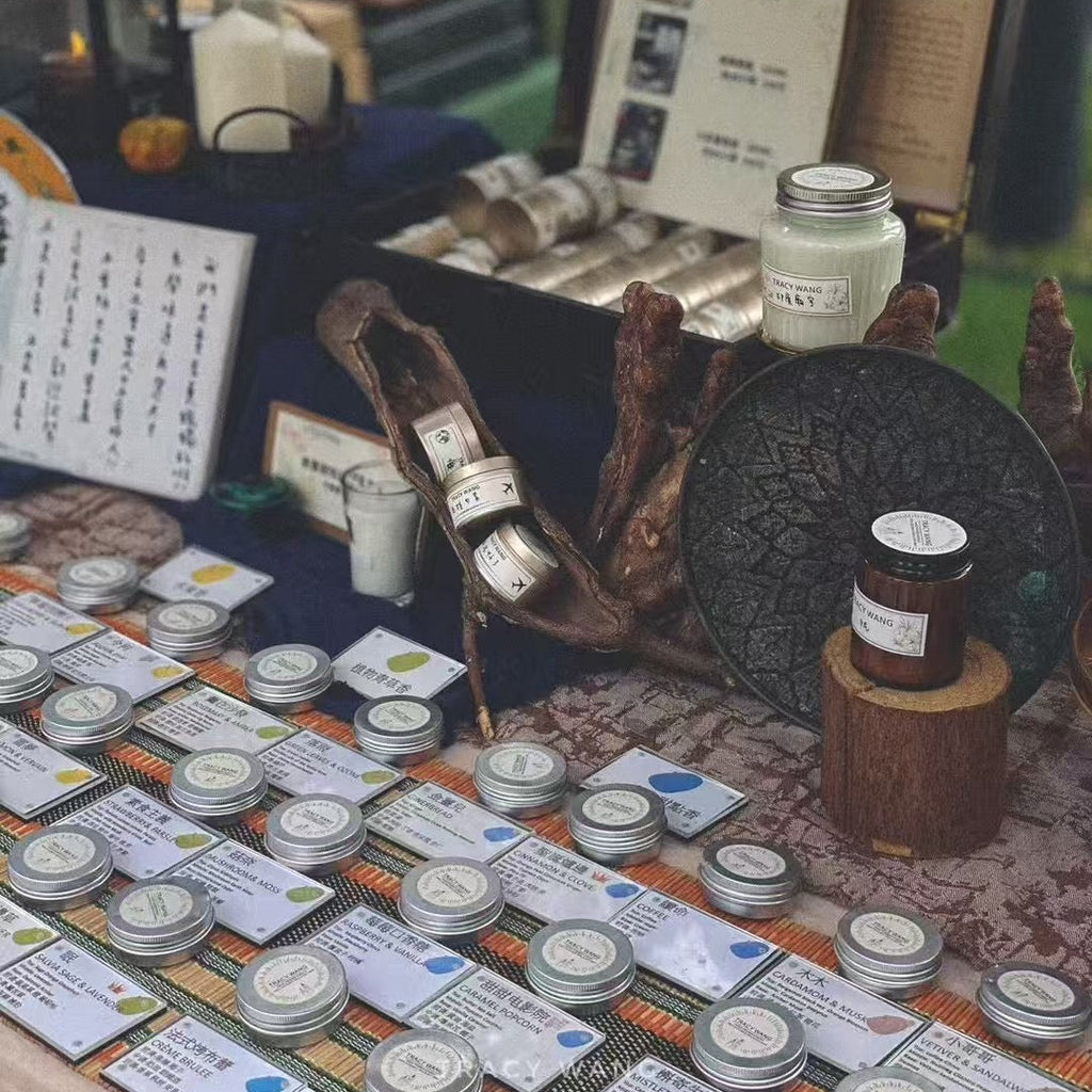 TRACY WANG Travel Scented Candle Set – Natural Soy & Coconut Wax Mini Candle Gift for Relaxation and Sleep