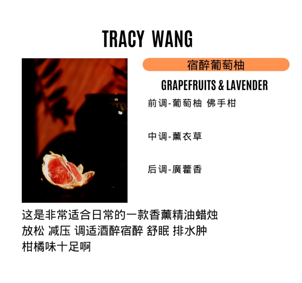 TRACY WANG Travel Scented Candle Set – Natural Soy & Coconut Wax Mini Candle Gift for Relaxation and Sleep