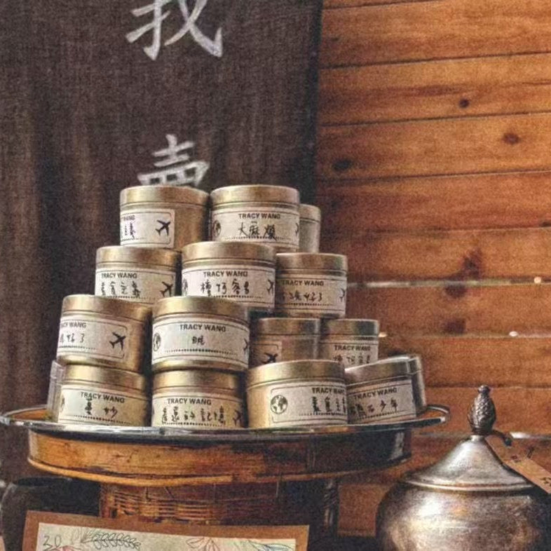 TRACY WANG Travel Scented Candle Set – Natural Soy & Coconut Wax Mini Candle Gift for Relaxation and Sleep