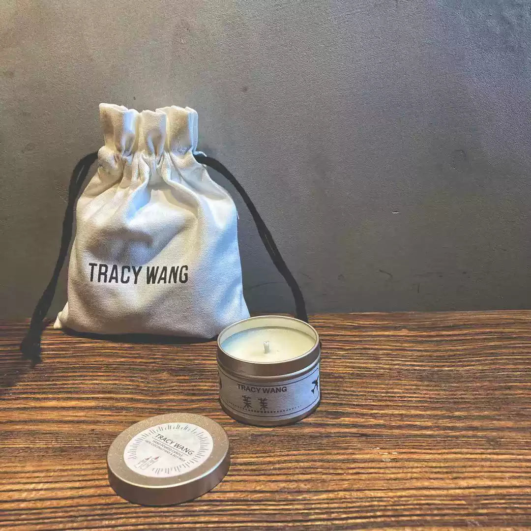 TRACY WANG Travel Scented Candle Set – Natural Soy & Coconut Wax Mini Candle Gift for Relaxation and Sleep