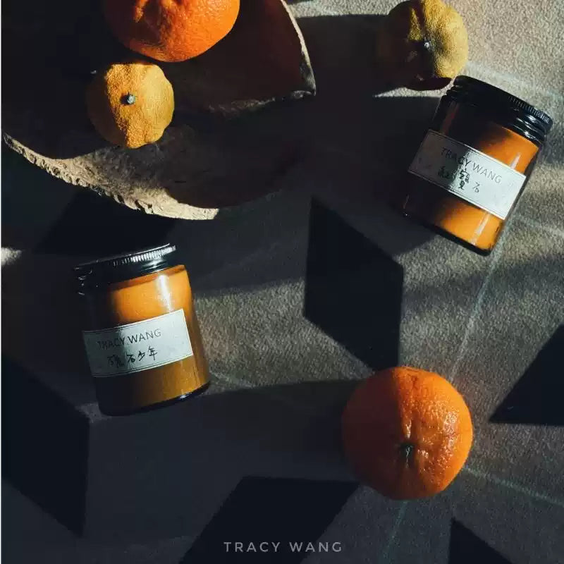 Handcrafted Soy Wax Scented Candle – Essential Oil Relaxation Candle for Bedroom & Gift by TRACY WANG