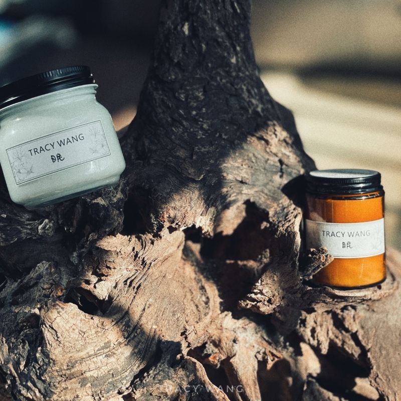 Handcrafted Soy Wax Scented Candle – Essential Oil Relaxation Candle for Bedroom & Gift by TRACY WANG